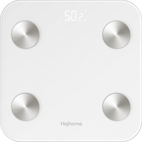 헤이홈 스마트 체중계, GKW-BS351WH-RE, 화이트, 1개