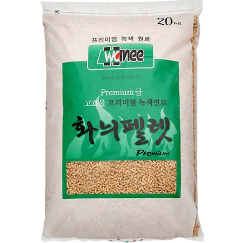 화늬 연료용 캠핑난로 목재 펠렛, 1개, 20kg