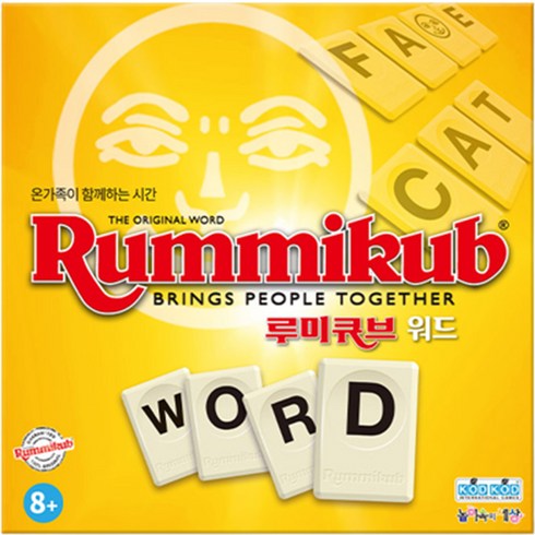 코리아보드게임즈 루미큐브 워드 보드게임, 혼합색상, 1개