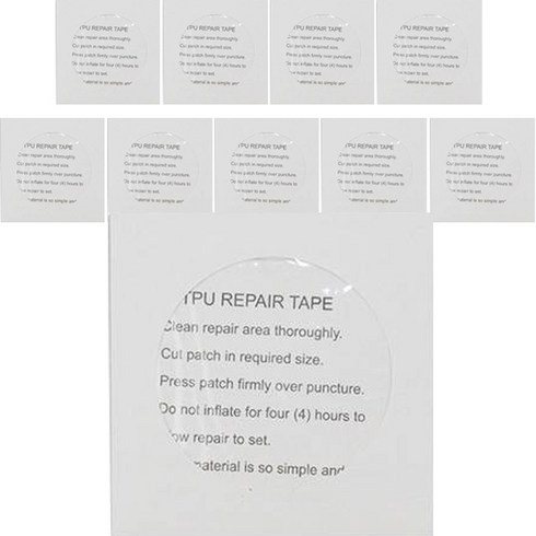 레전드C 캠핑텐트 누수 찢김 보수 TPU 접착테이프 10p, 1개