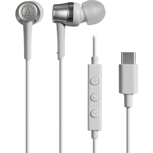 오디오테크니카 USB C 타입 고품질 인이어 이어폰 ATH-CKD3C 화이트