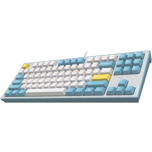 COX CK01SL TKL PBT 45GF 저소음 백축 기계식 키보드, 크림소다, CK01TKLPV2