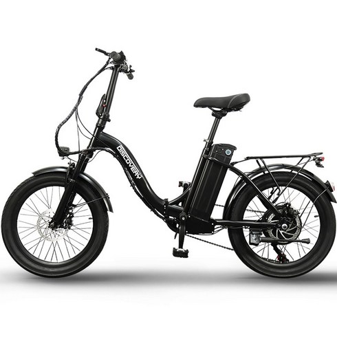 레이윙 디스커버리 엔트리 10.4A 36V 350W 배터리 접이식 전기자전거 50cm F21E, 스틸, 블랙