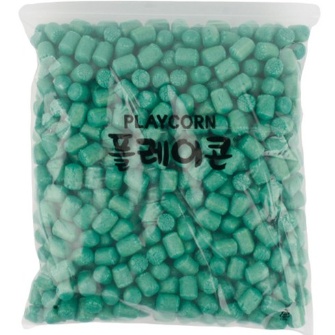 플레이콘 만들기재료 리필 500p, 초록, 1개