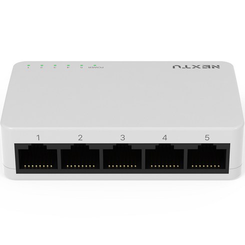 넥스트유 100Mbps 5포트 스위치 허브 MINI, NEXT-9305SH, 1개