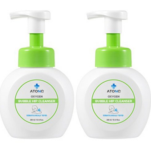 아토앤오투 베이비 버블 엉덩이 클렌저, 300ml, 2개