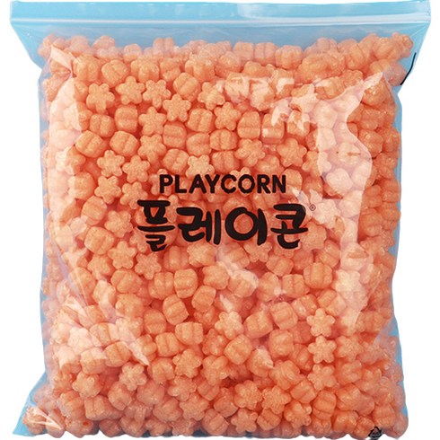 플레이콘 꽃모양 만들기재료 리필 800p 세트, 주황, 1세트