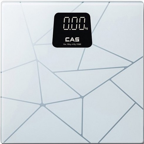 카스 LED 디지털 체중계, X24, 화이트, 1개