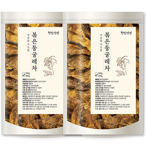 한방선생 볶은 둥굴레차, 400g, 1개입, 2개