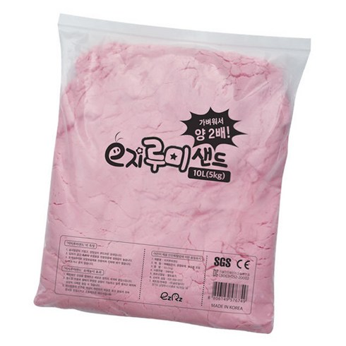루미샌드 대용량 모래놀이, 핑크, 5kg, 1개