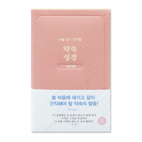 개역개정 약속성경 인디핑크, 아가페, 아가페출판사편집부 저