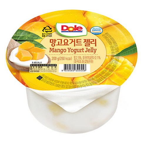 돌 망고요거트 컵젤리, 200g, 1개