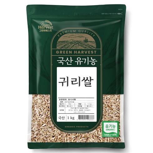 두보식품 국산 유기농 귀리, 1kg, 1개