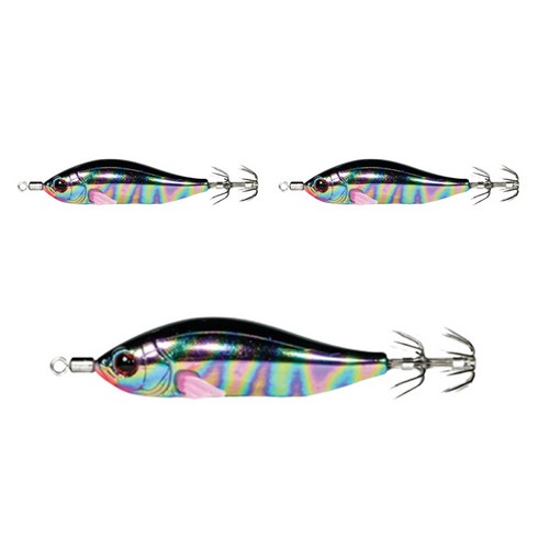 메가바이트 메가탄 케이무라 레이저 에기 70mm, MT13 RAINBOWOIL, 6.1g, 3개