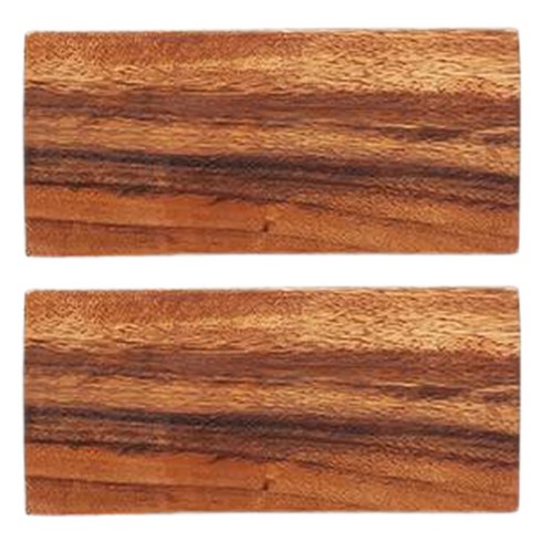 니코트 우드 스퀘어 플레이트, 2개