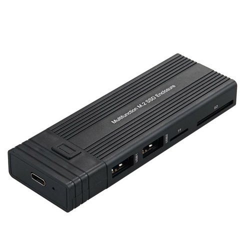 컴스 10Gbps USB 3.2 Gen2x1 M.2 NVME SSD NGFF USB허브 외장케이스, JA244, 1개