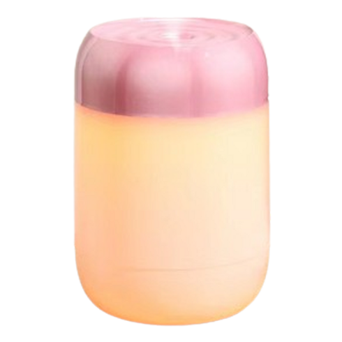 꼼꼼물 휴대용 USB 미니가습기 나이트라이트, INZ-Neon, 핑크