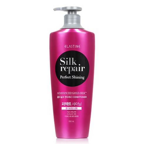 엘라스틴 퍼펙트 샤이닝 골드실크 컨디셔너 실크리페어, 550ml, 1개