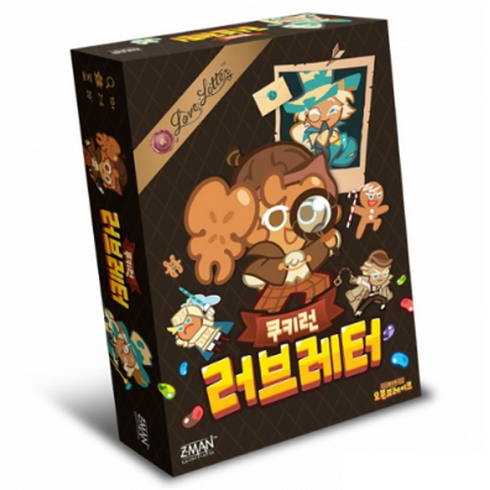 제트맨게임즈 러브레터 쿠키런 기타보드게임, 혼합색상, 1개