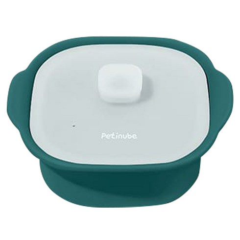쁘띠누베 국내 제조 실리콘 이유식 멀티 찜기 900ml, 뚜껑 + 본품, 1개, 브리즈블루그린