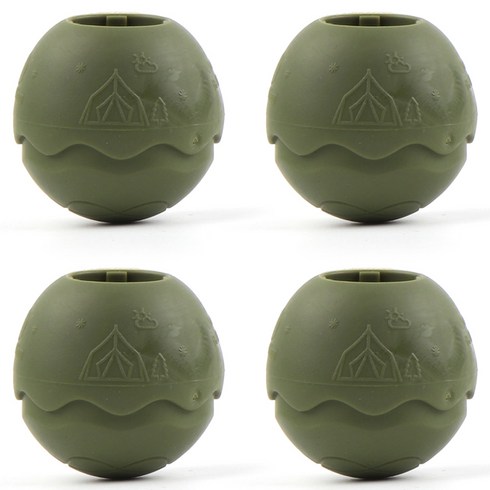 브리즈문 체어 발커버 볼캡, OliveGreen, 4개