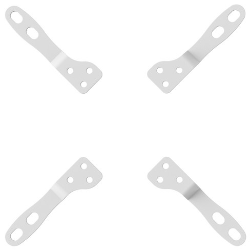 와이드뷰 벽걸이 VESA 확장브라켓 화이트 200 x 200 mm 4p, EKW201W, 4개