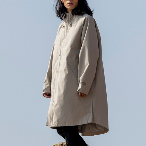 울프라운치 3레이어 판초 레인코트, SAHARA, 1개