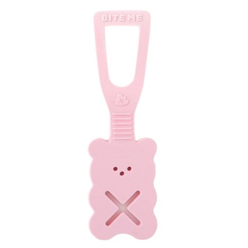 바잇미 강아지 젤리곰 웁스클립 배변봉투 홀더, 핑크, 1개입, 1개