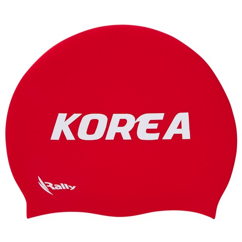 랠리 실리콘 수영모자 MRUC151, RED, 1개