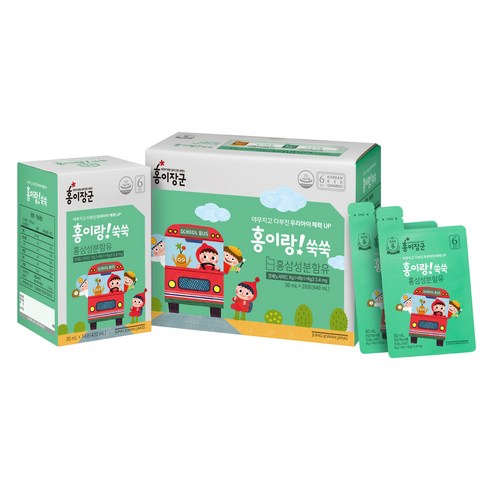 홍이장군 정품 홍이랑쑥쑥 28p, 840ml, 1개