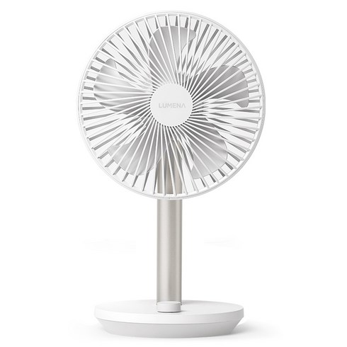 루메나 탁상용 무선 선풍기, FAN STAND 4, 노블 화이트