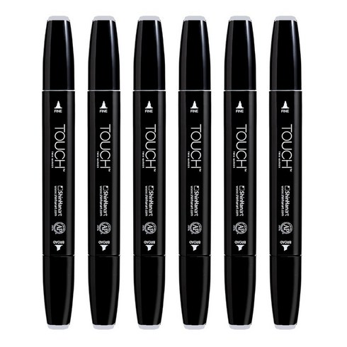 터치 신한 트윈마카 COOL GREY CG2, 1색, 6개