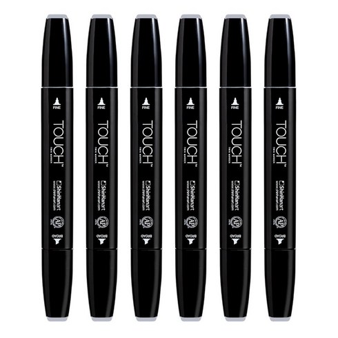 터치 신한 트윈마카 COOL GREY CG3, 1색, 6개
