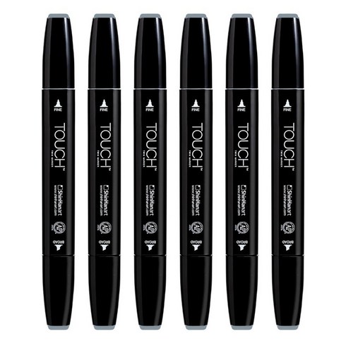 터치 트윈마카 BLUE GREY 5, 1색, 6개