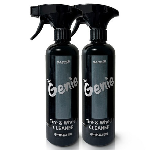 다보니 더지니 타이어 & 휠 세정제 갈변제거제, 500ml, 2개