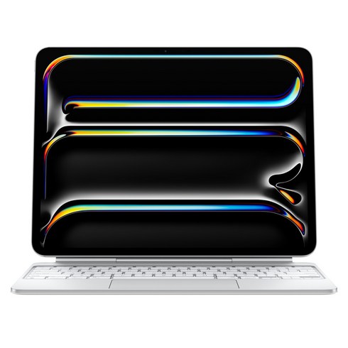 Apple 정품 매직 키보드 iPad Pro(M5 모델)용, 화이트, 1개, 영어