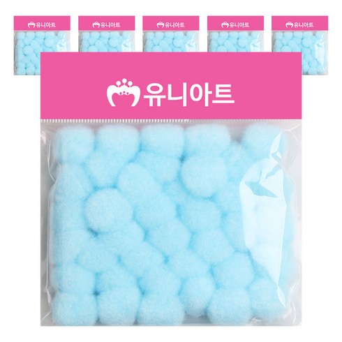 유니아트 1000 퐁퐁 20mm, 하늘, 6개