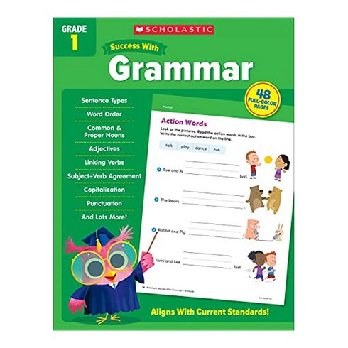 Success With Grammar Grade 1 Workbook, 스콜라스틱