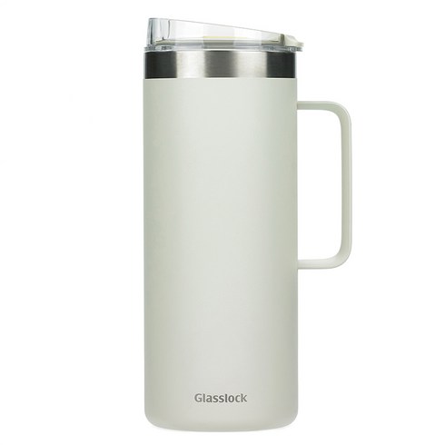 글라스락 플레인 이지 그립 텀블러, 베이지, 900ml, 1개