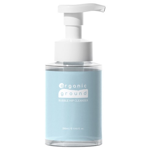 오가닉그라운드 버블 힙 클렌저 그린스플래쉬향, 280ml, 1개