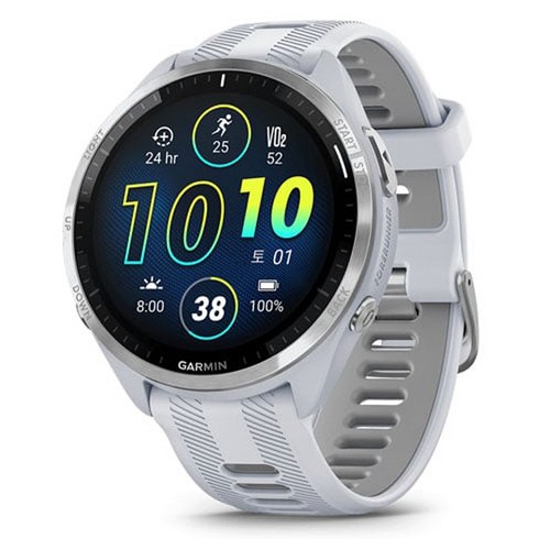 가민 포러너 965 스마트워치, 화이트, 46.5mm, GPS