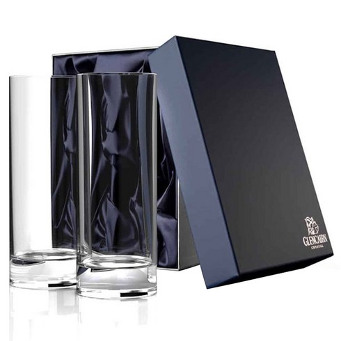 글렌캐런 쥬라 위스키 하이볼 글래스 2p + 프리미엄 선물세트, 1세트, 320ml