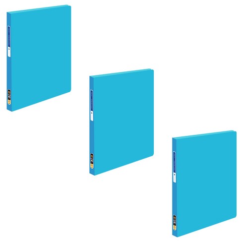 칼라칩 클리어화일 A5 40p, 하늘, 3개