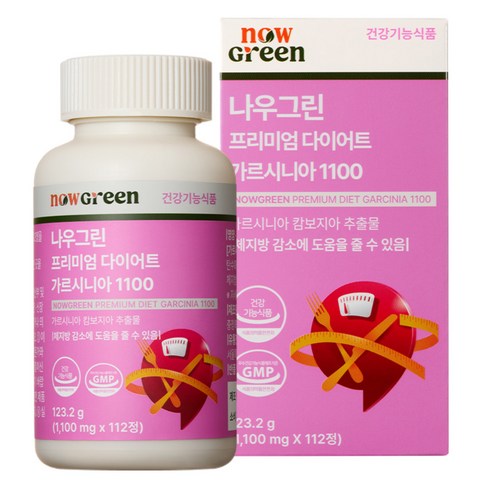 나우그린 프리미엄 다이어트 가르시니아 1100, 112정, 1개