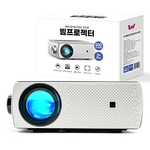 태리 5G 1080P FHD 안드로이드 9 미니 빔프로젝터, TK18