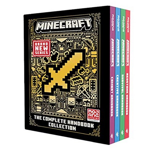 Minecraft The Complete Handbook Collection 4종 세트, HarperCollins