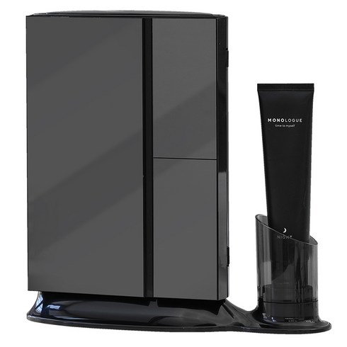 유토렉스 프리미엄 UV C LED 세라믹히팅 전신형 칫솔살균기, 블랙라벨, 블랙
