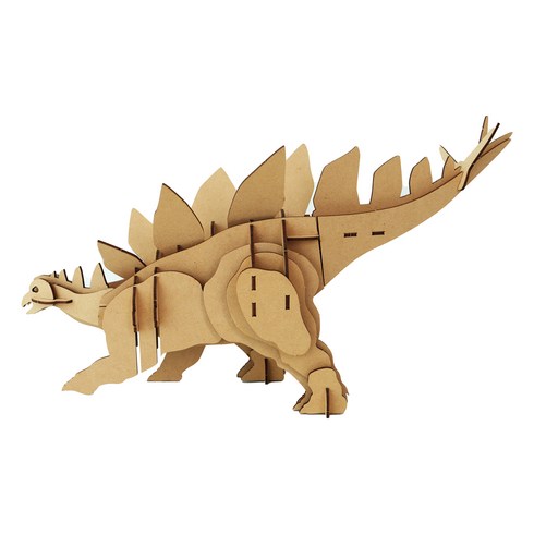 투칸 3D 나무 퍼즐, 41피스, Stegosaurus, 1개