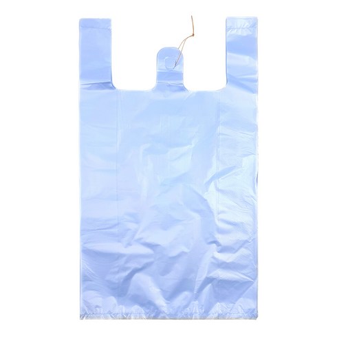 월드크린 손잡이 비닐봉투 하늘, 25L, 100개