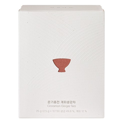일상다완 계피생강차, 2.5g, 10개입, 1개